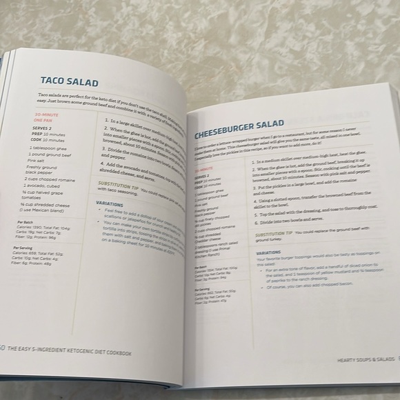 BOOK The Easy 5- Ingredient Ketogenic Diet Cookbook by Jen Fisch GREAT CONDITION - Picture 9 of 9